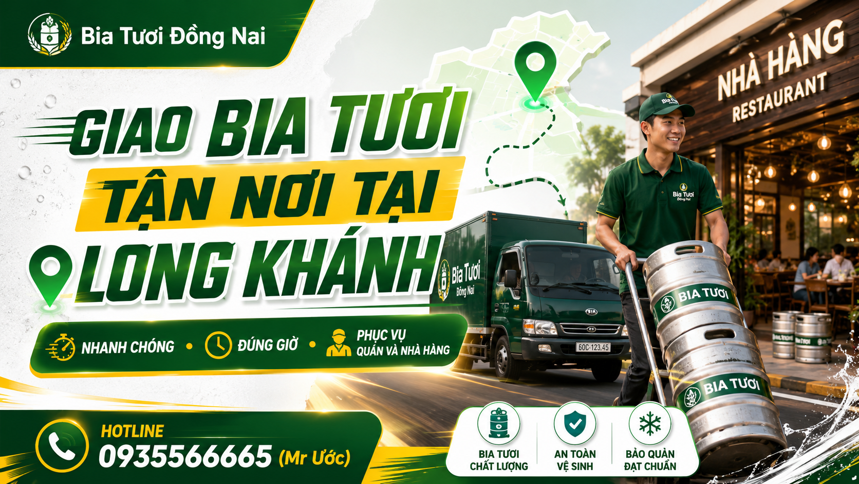 Bia tươi long khánh