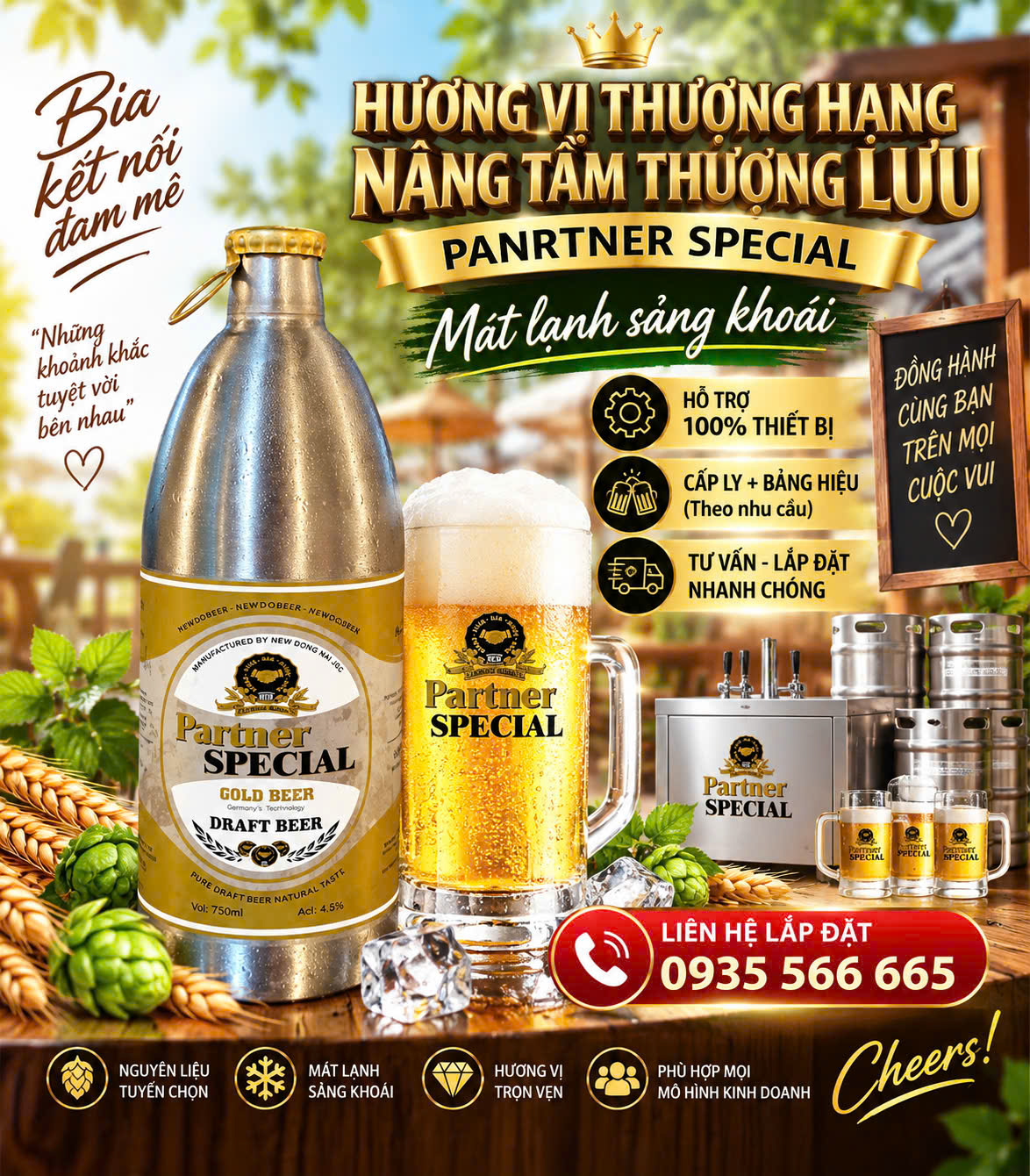 Cơ sở phân phối bia tươi bia hơi Đồng Nai
