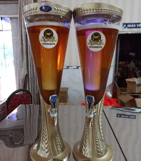 tháp bia tươi