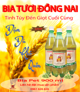 Bia Pet chai 900ml